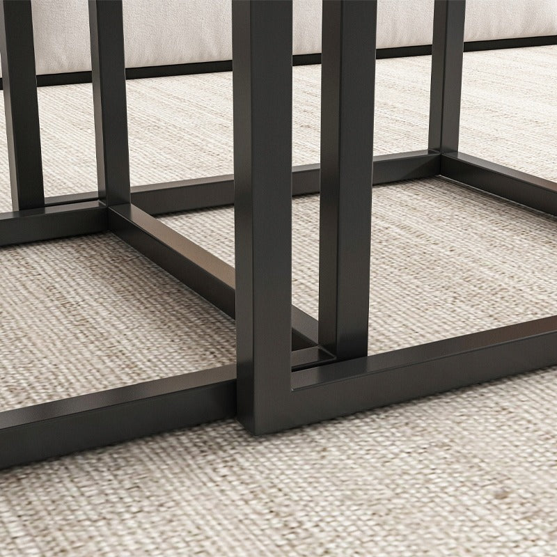 Mese cafea 2 în 1 – rustic + negru, pentru living modern