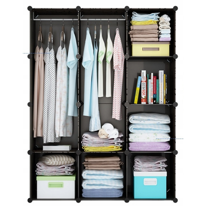 Dulap depozitare modular 165 cm – rafturi reglabile, pentru spații mici