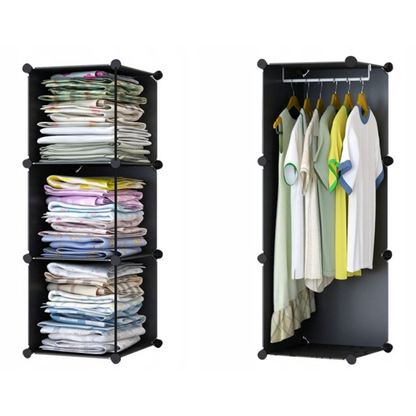 Dulap depozitare modular 165 cm – rafturi reglabile, pentru spații mici