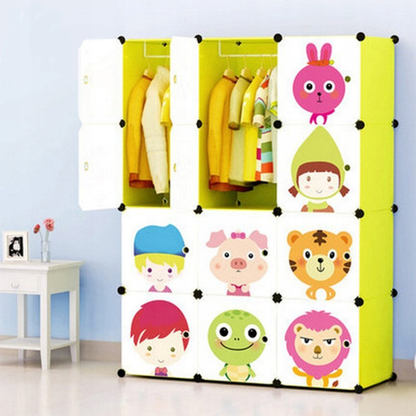 Dulap copii pliabil 146 cm – modular, depozitare haine și jucării