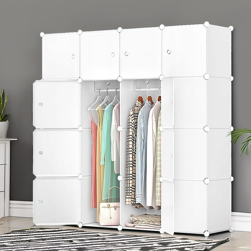 Dulap modular 147x147 cm – depozitare haine, ușor de montat