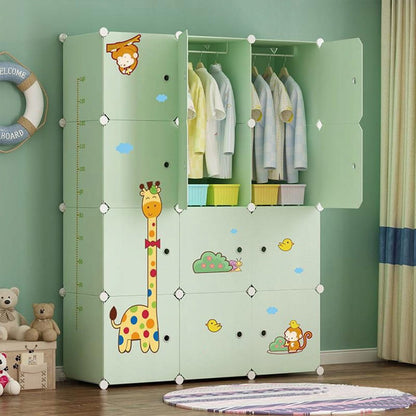 Dulap copii pliabil 147x111 cm – depozitare haine și jucării