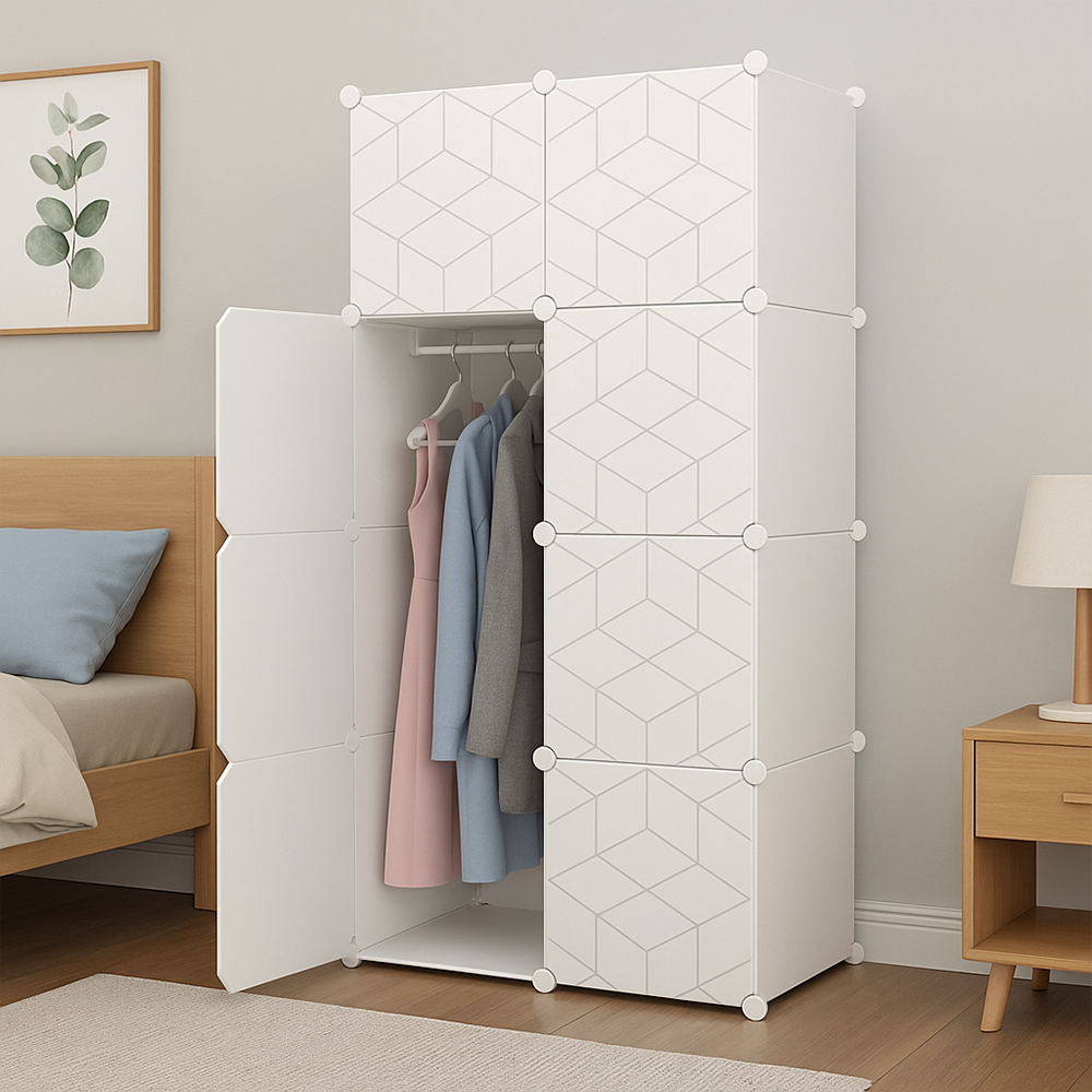 Dulap modular 147x75 cm – organizator haine, pantofi și accesorii