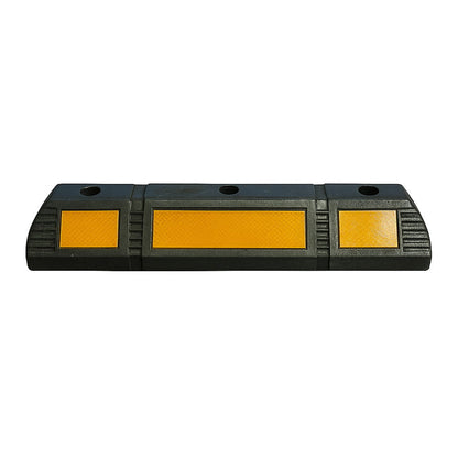 Limitator parcare 59 cm – opritor roată auto cu bandă reflectorizantă