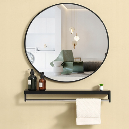 Oglindă rotundă 70 cm – design modern, montaj perete, pentru interior