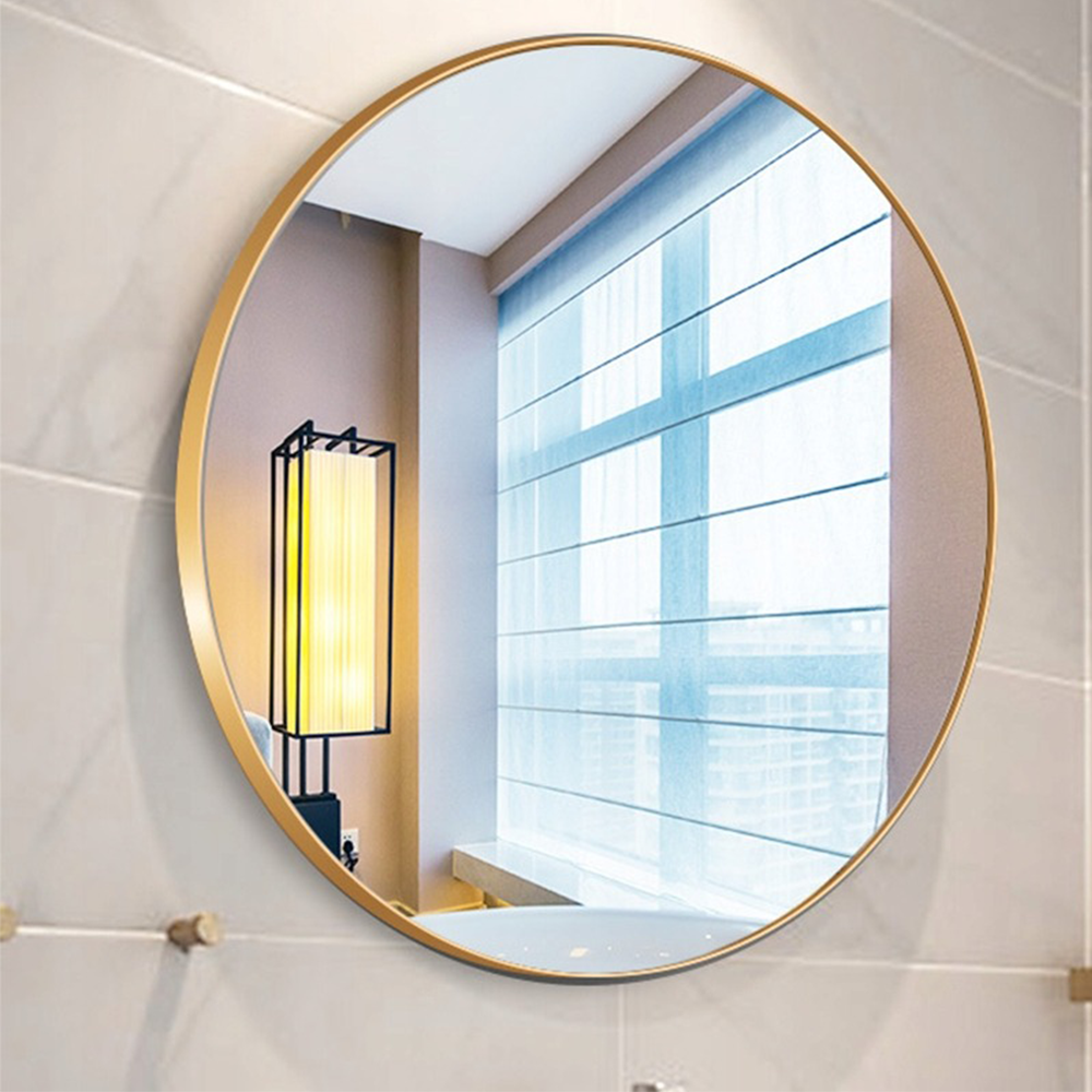 Oglindă 60 cm aurie – rotundă, design elegant pentru interior