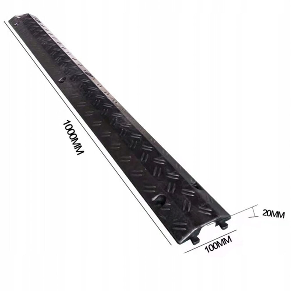 Canal protecție cabluri 100 cm – pentru exterior, șantiere, târguri, drumuri