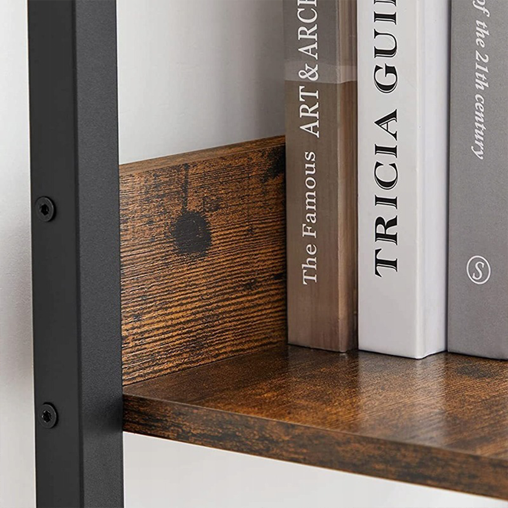 Bibliotecă loft 170 cm – raft vertical îngust, stil industrial modern