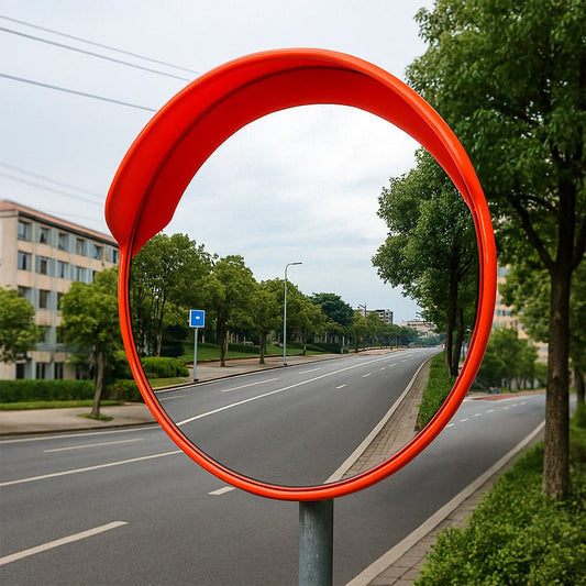 Oglindă rutieră convexă 45 cm – pentru intersecții și parcări