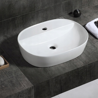 Lavoar Rebiko 60 cm – ceramică albă, elegant, pentru baie