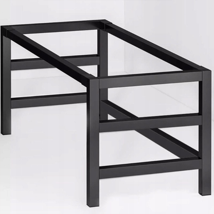 Birou gamer 120x60 cm – negru, MDF + metal, stil loft
