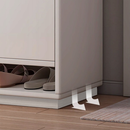 Dulap pantofi compact – 60 cm, alb, pentru holuri înguste