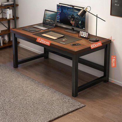 Birou 120x60 cm – MDF + cadru metalic, modern, multifuncțional