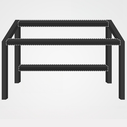 Birou 120x60 cm – MDF + cadru metalic, modern, multifuncțional