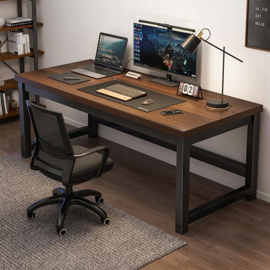 Birou 120x60 cm – MDF + cadru metalic, modern, multifuncțional