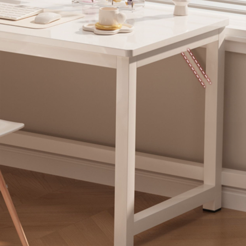 Birou de colț 120 cm – stil industrial, MDF + metal, pentru gaming