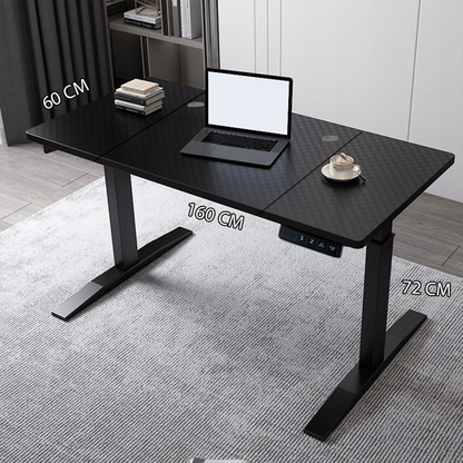 Birou electric 160x60 cm – reglabil pe înălțime, pentru lucru și gaming