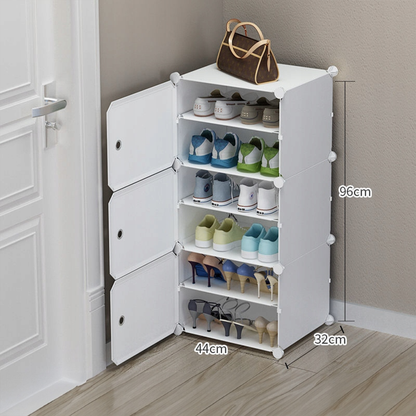 Dulap modular 96 cm – organizator haine/pantofi, design compact