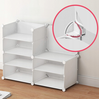 Dulap modular 96 cm – organizator haine/pantofi, design compact