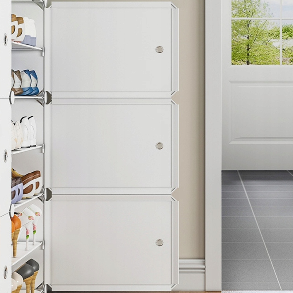 Dulap modular 96 cm – organizator haine/pantofi, design compact