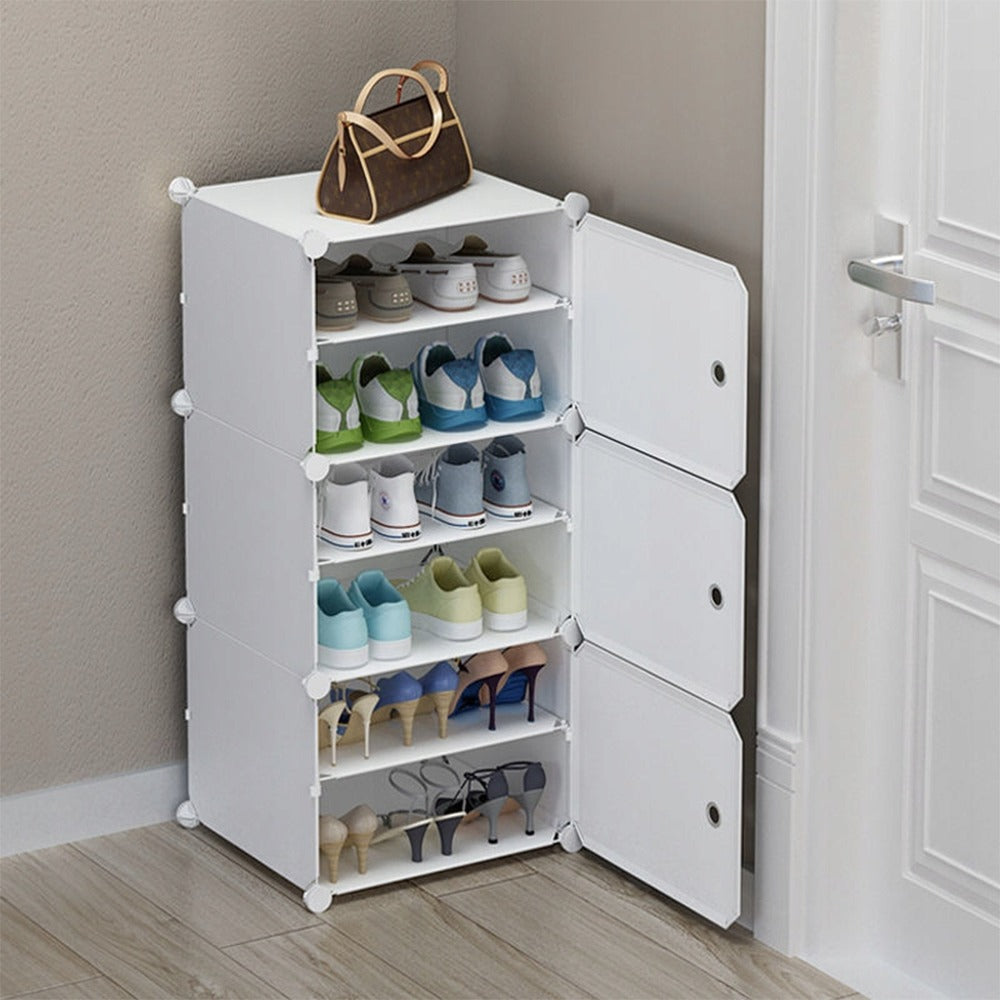 Dulap modular 96 cm – organizator haine/pantofi, design compact