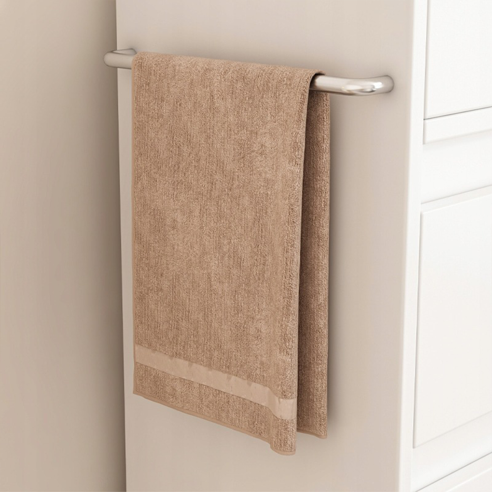 Dulap baie alb 90 cm – îngust, MDF, cu rafturi și compartiment închis
