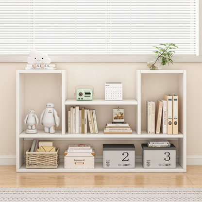 Raft decorativ perete 100 cm – alb, MDF, pentru cărți și decorațiuni
