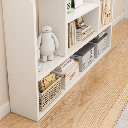 Raft decorativ perete 100 cm – alb, MDF, pentru cărți și decorațiuni