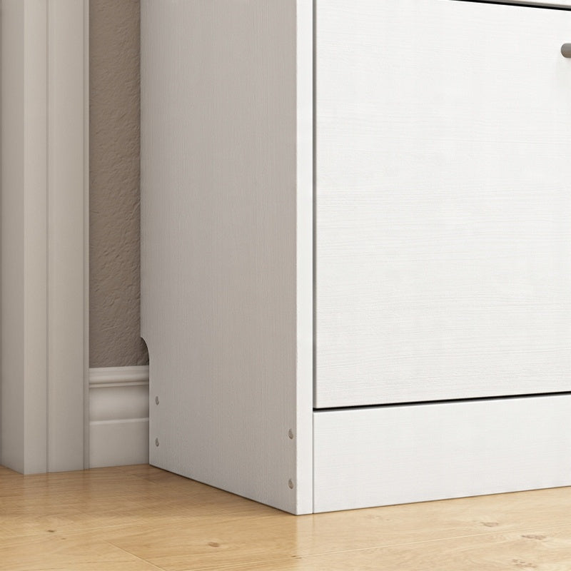 Dulap încălțăminte 110 cm – alb, 3 uși, design modern