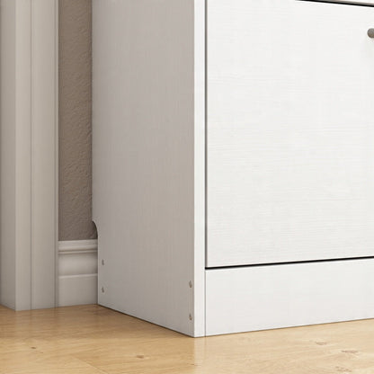 Dulap încălțăminte 110 cm – alb, 3 uși, design modern