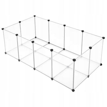 Țarc animale mici – 125x63 cm, cușcă pentru iepuri și porcușori
