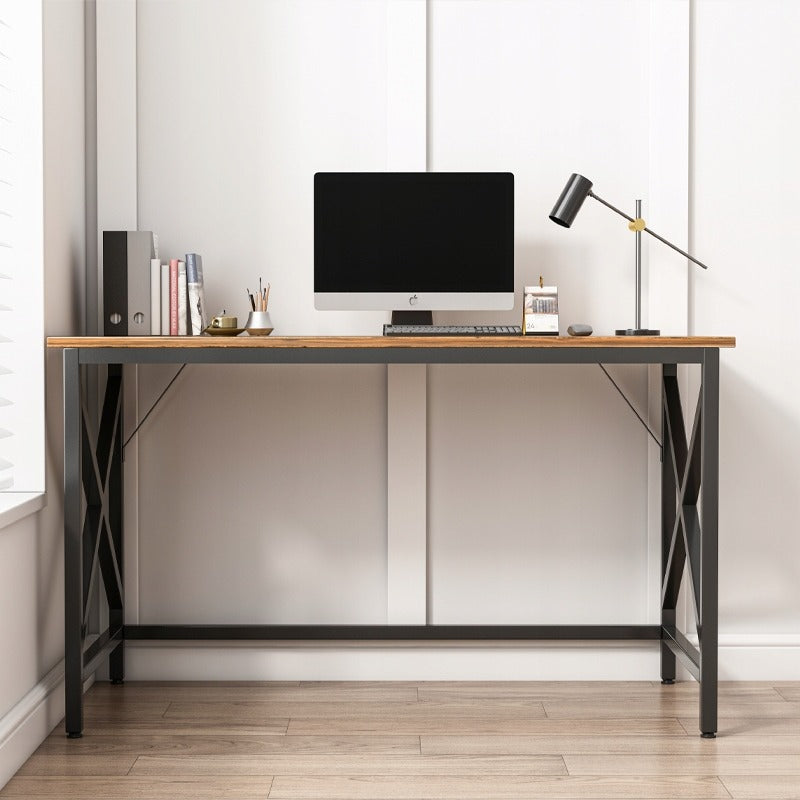 Birou Industrial Stil Loft 120x60x78 cm, Masa Maro Rustic cu Cadru Metalic
