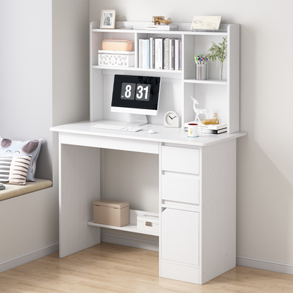 Birou mobil reglabil – 60x40 cm, roți 360°, pentru acasă
