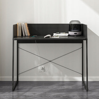 Birou modern 100 cm – negru, pentru laptop și PC