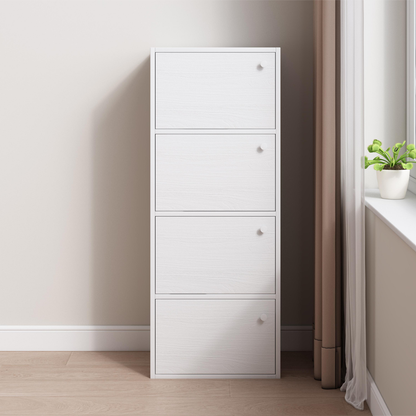 Dulap alb 102 cm – lemn, stil scandinav, pentru living/dormitor