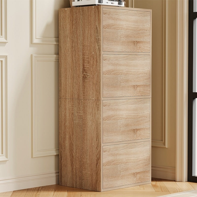 Dulap cu uși, stejar Sonoma deschis, comodă spațioasă, stil loft, 120 cm