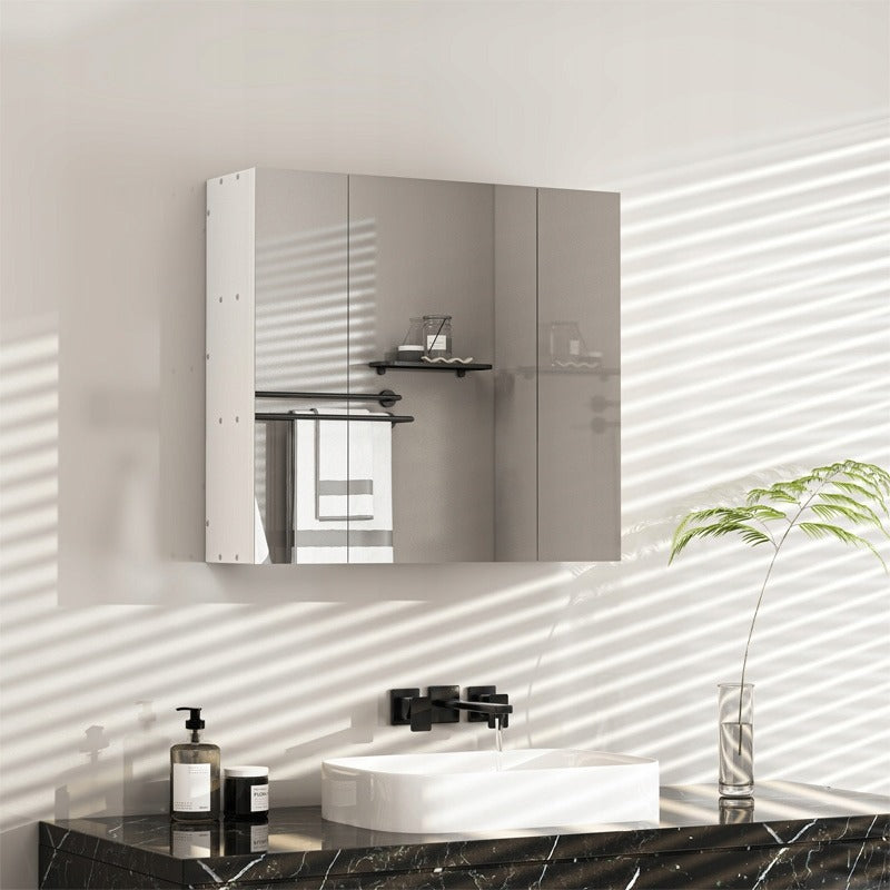 Dulap baie cu oglindă 60 cm – 3 uși, suspendat, modern