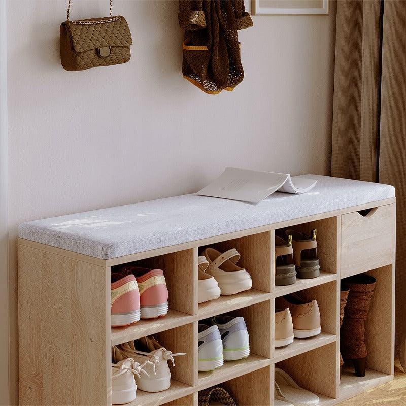 Pantofar cu Șezut 104cm Stejar Sonoma – Bancă Hol cu Sertar Loft