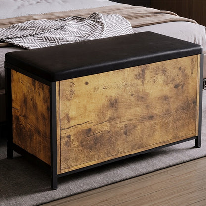 Comodă cu șezut 80 cm – rustic, pentru hol/dormitor