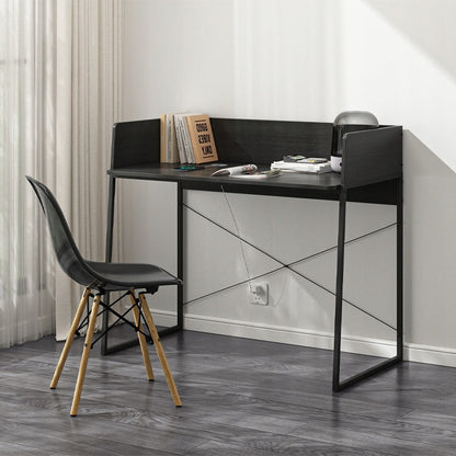 Birou modern 100 cm – negru, pentru laptop și PC