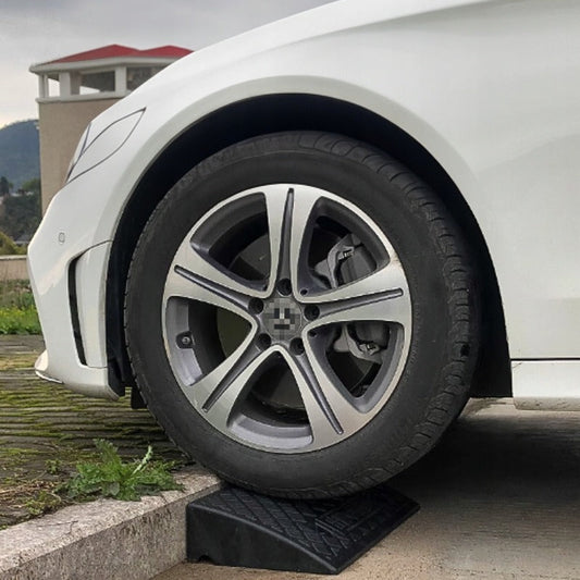 Rampa de Acces Auto pentru Borduri, Inaltime 15 cm, Plastic Rezistent, Negru