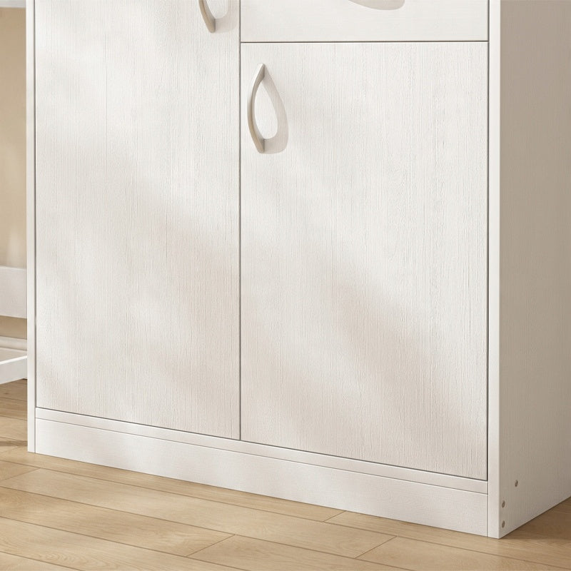 Dulap comodă alb – 74 cm, depozitare practică, stil loft