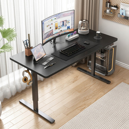 Birou ergonomic electric – 160x80 cm, înălțime ajustabilă