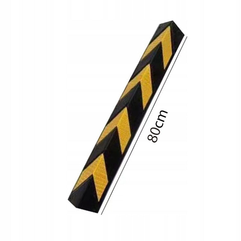 Set 4 Bucati Protector Colt Parcare 80 cm, Tampon Cauciuc Protectie Stalpi si Pereti