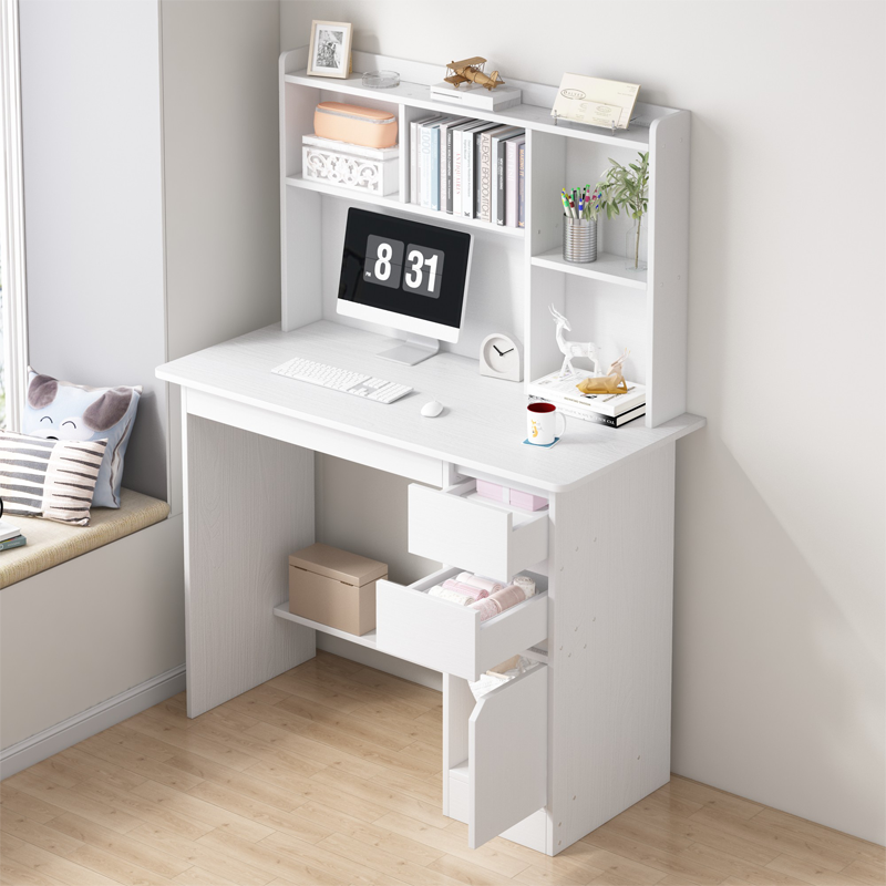 Birou mobil reglabil – 60x40 cm, roți 360°, pentru acasă