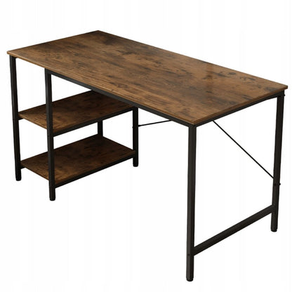 Birou cu rafturi 120x60 cm – MDF, stil industrial, modern