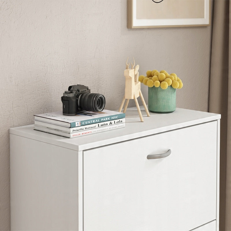 Dulap încălțăminte 110 cm – alb, 3 uși, design modern