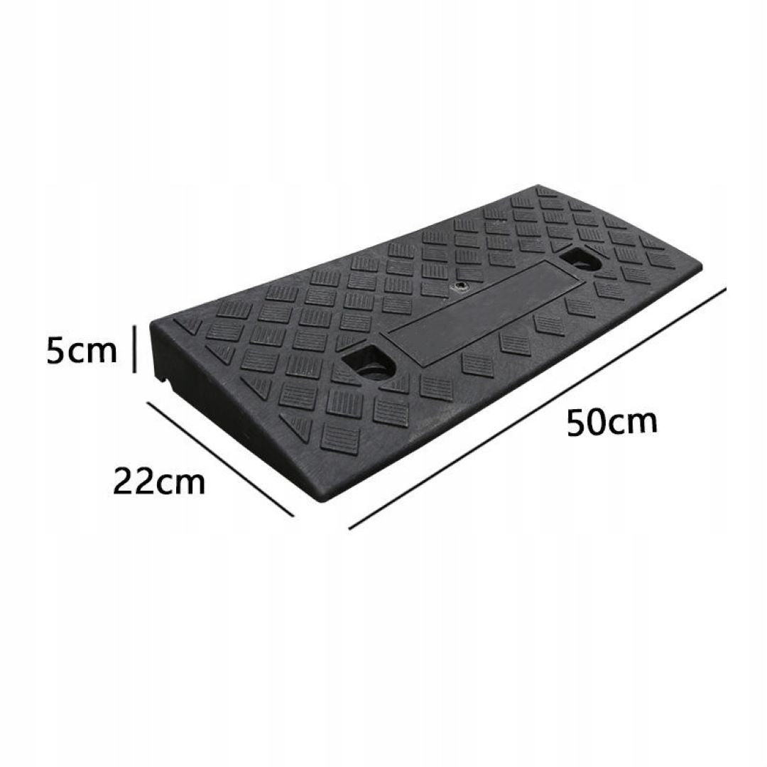 Rampă acces 50x22 cm – cauciuc flexibil, pentru praguri
