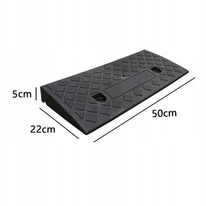 Rampă acces 50x22 cm – cauciuc flexibil, pentru praguri