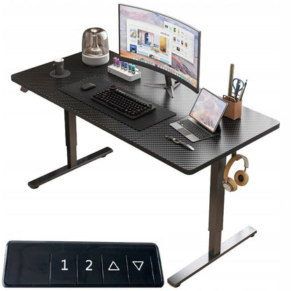 Birou ergonomic electric – 160x80 cm, înălțime ajustabilă